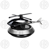 Solar Rotating Helicopter Air Freshener Car Interior Upgrade